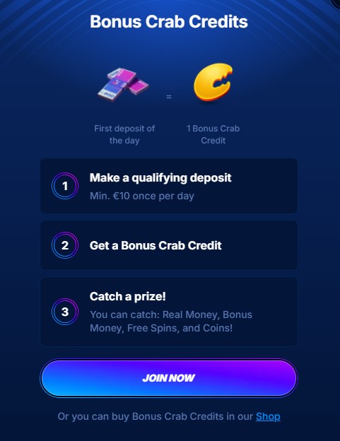 Bonus Crab igra v Boomerang Casino